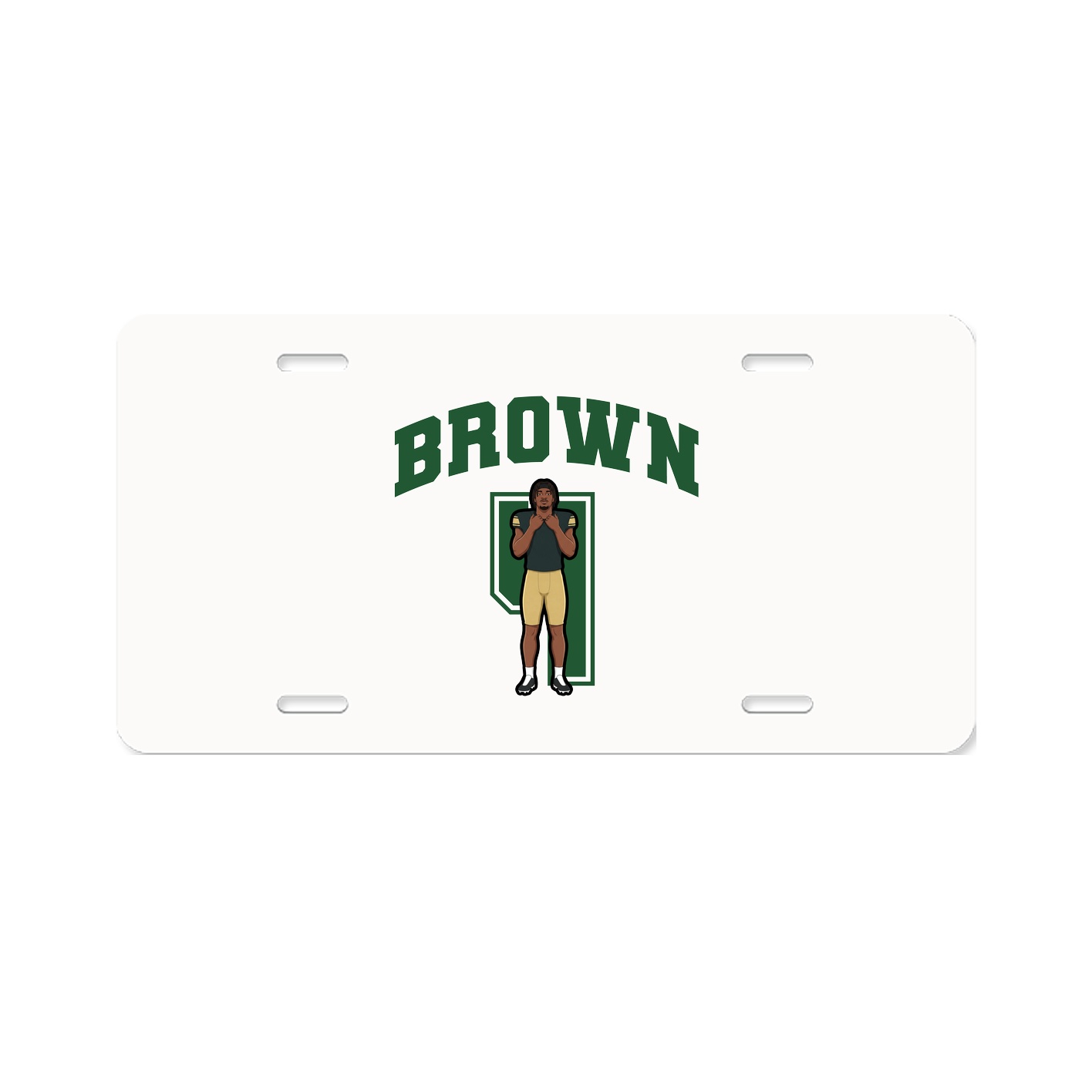 License Plate — Number in Classic