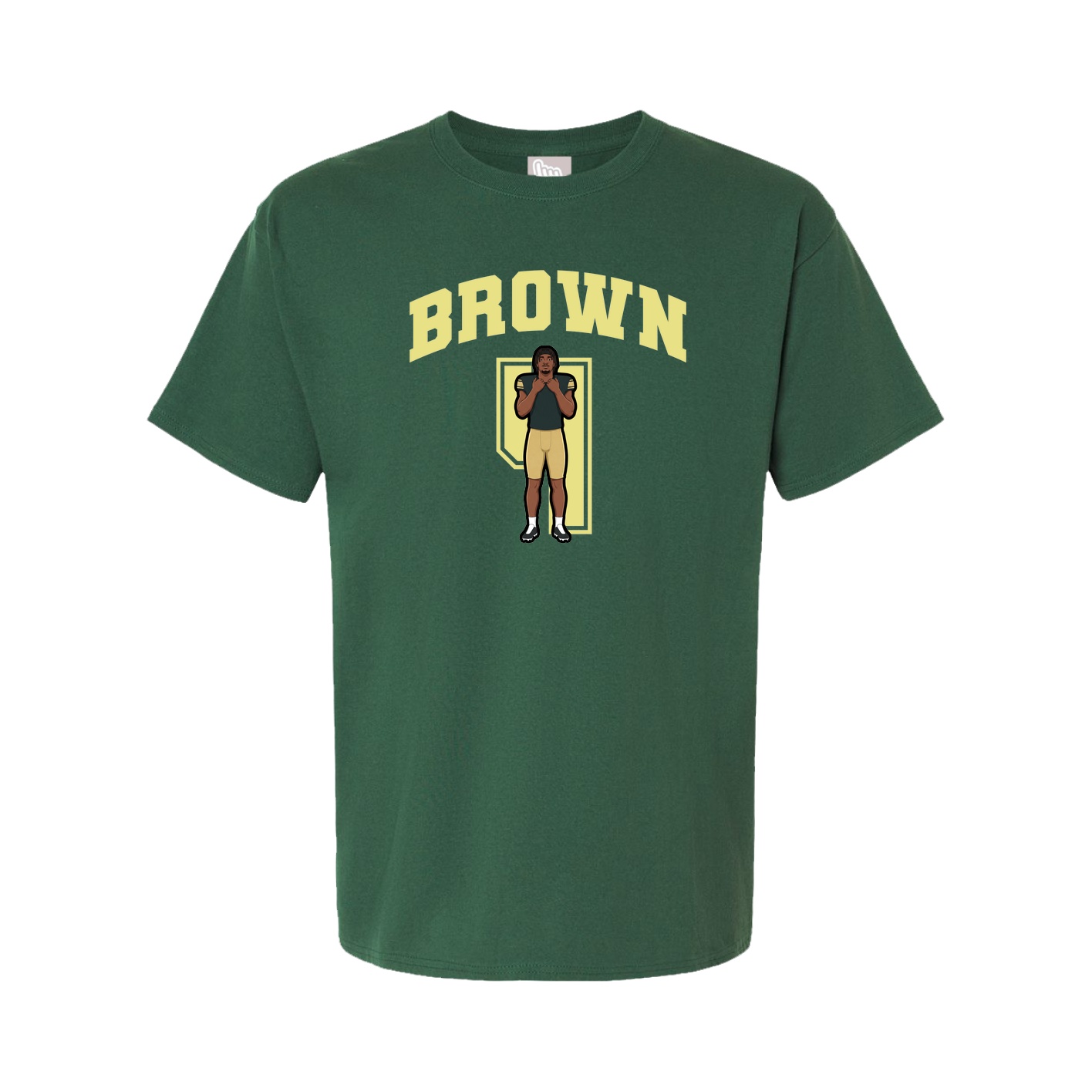Youth Tee — Number in Green