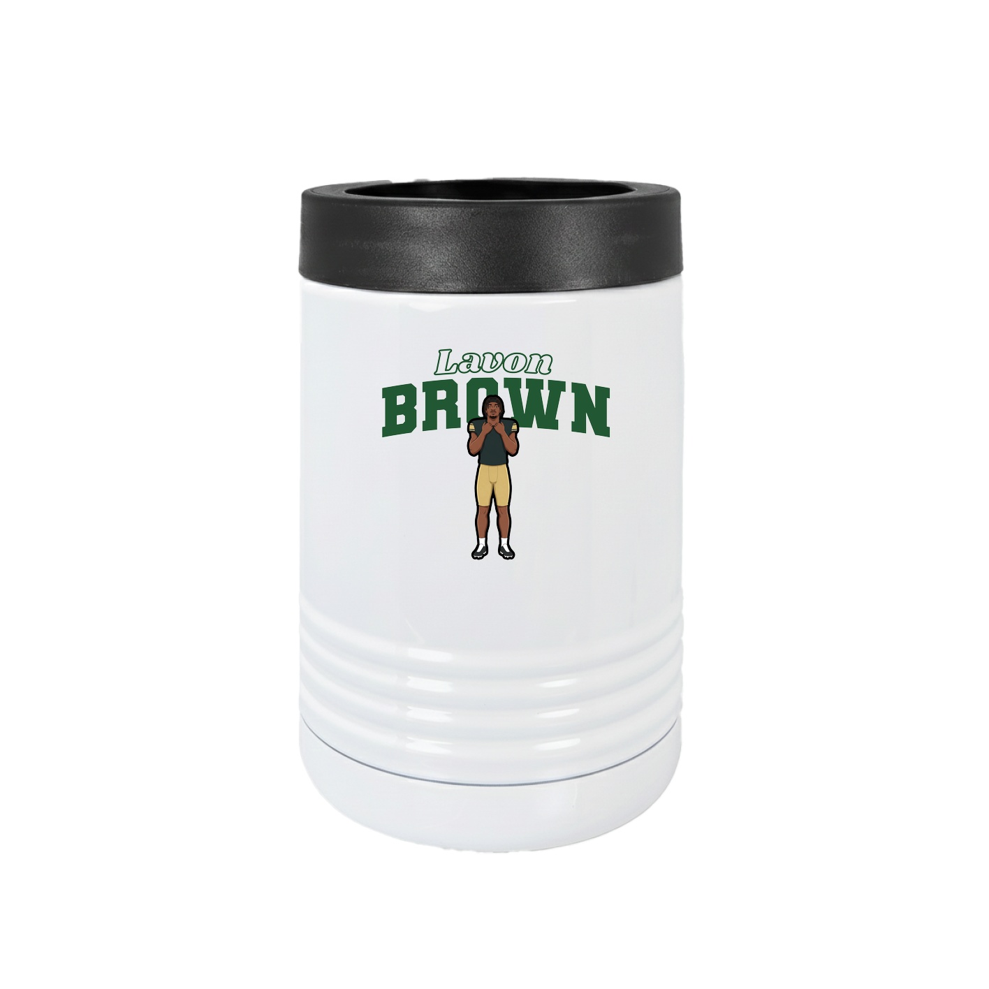 Beverage Holder — Name Arch in White