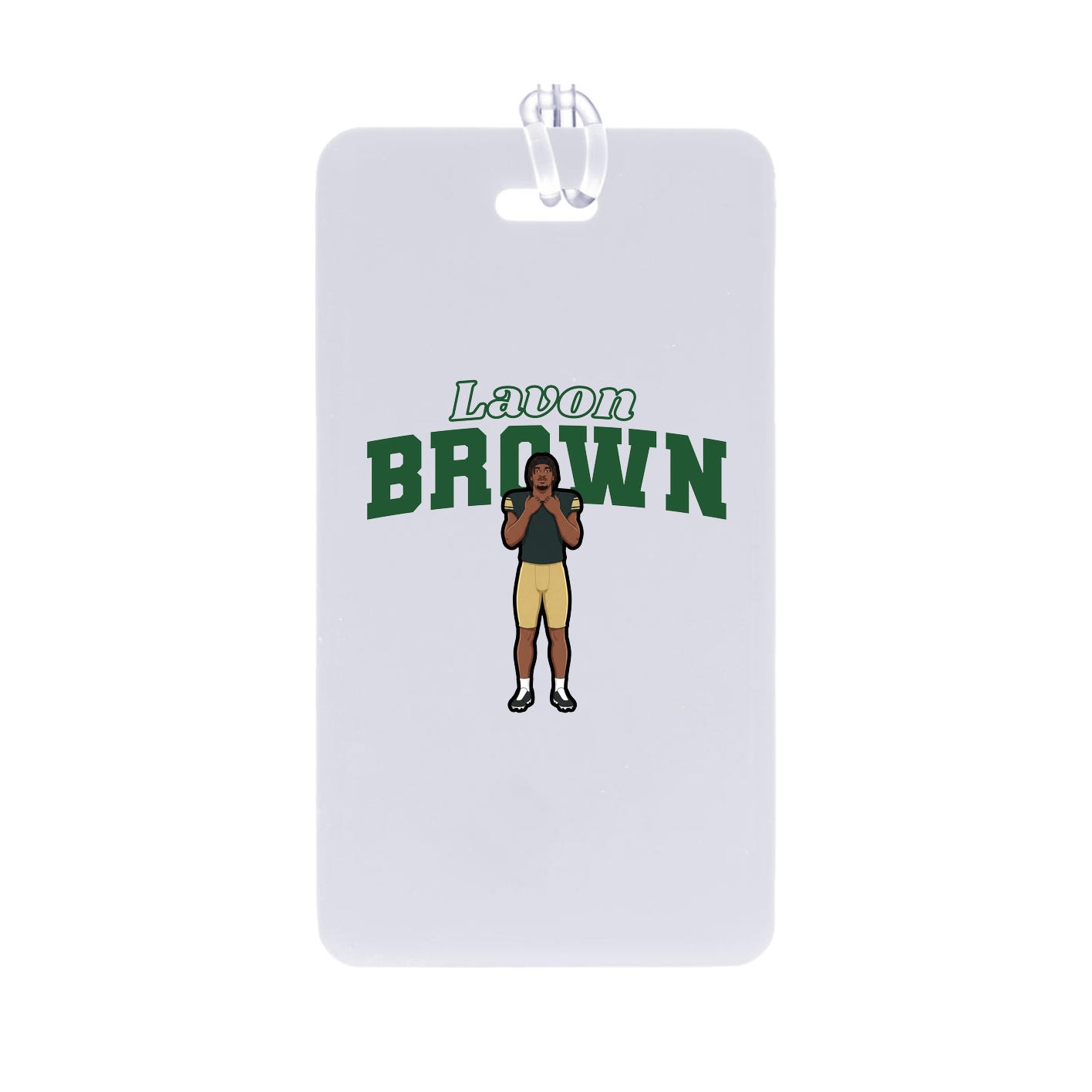Bag Tag — Name Arch in Classic