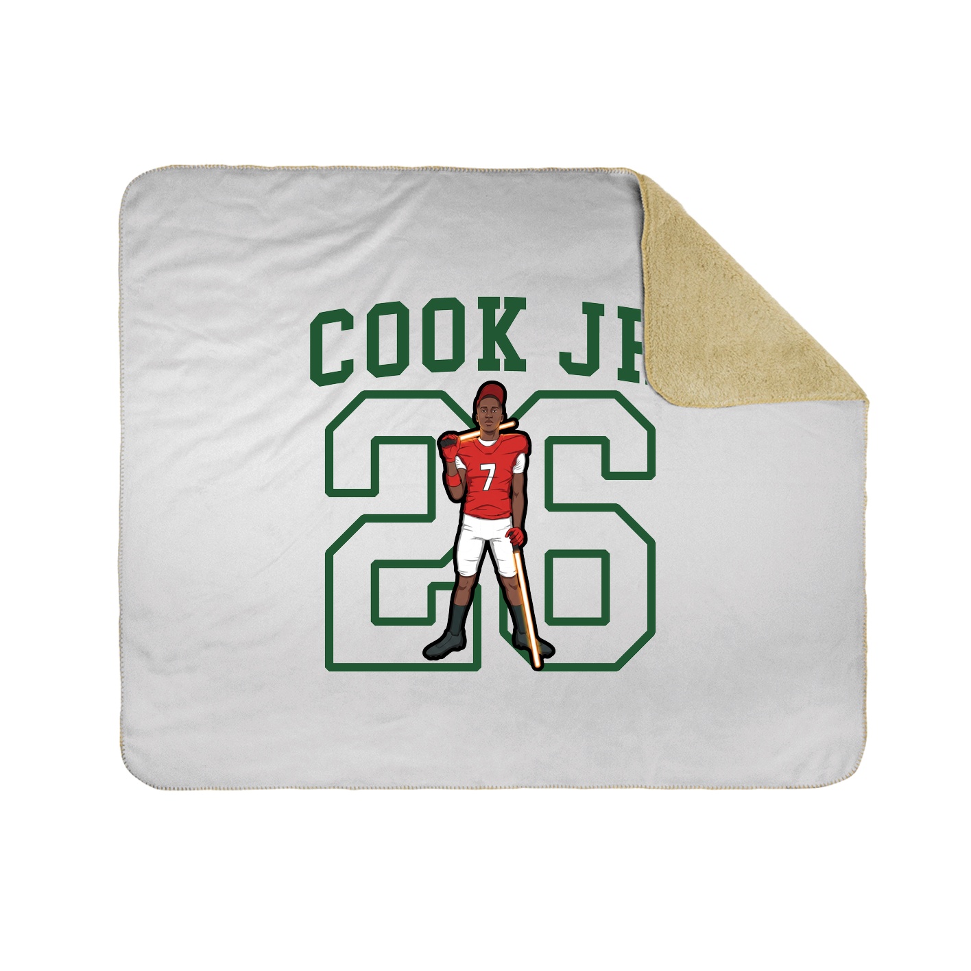 Throw Blanket — Shirsey in White