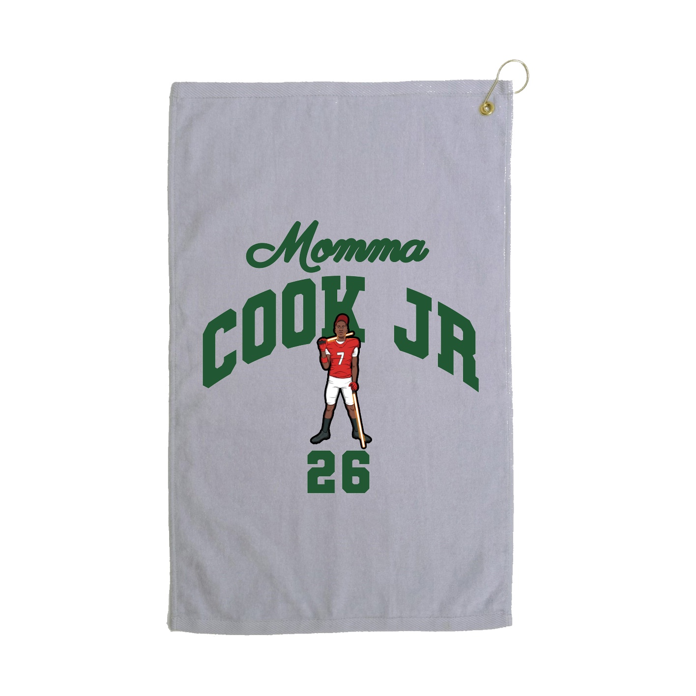 Golf Towel — Mothers Day Arch in Grey