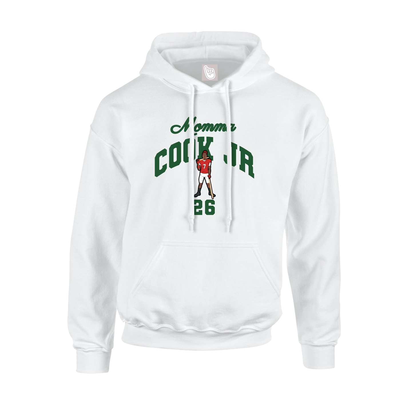Hoodie — Mothers Day Arch in White
