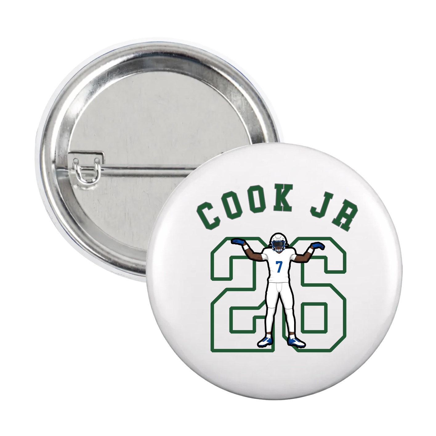 Game Day Button — Shirsey Arch in White