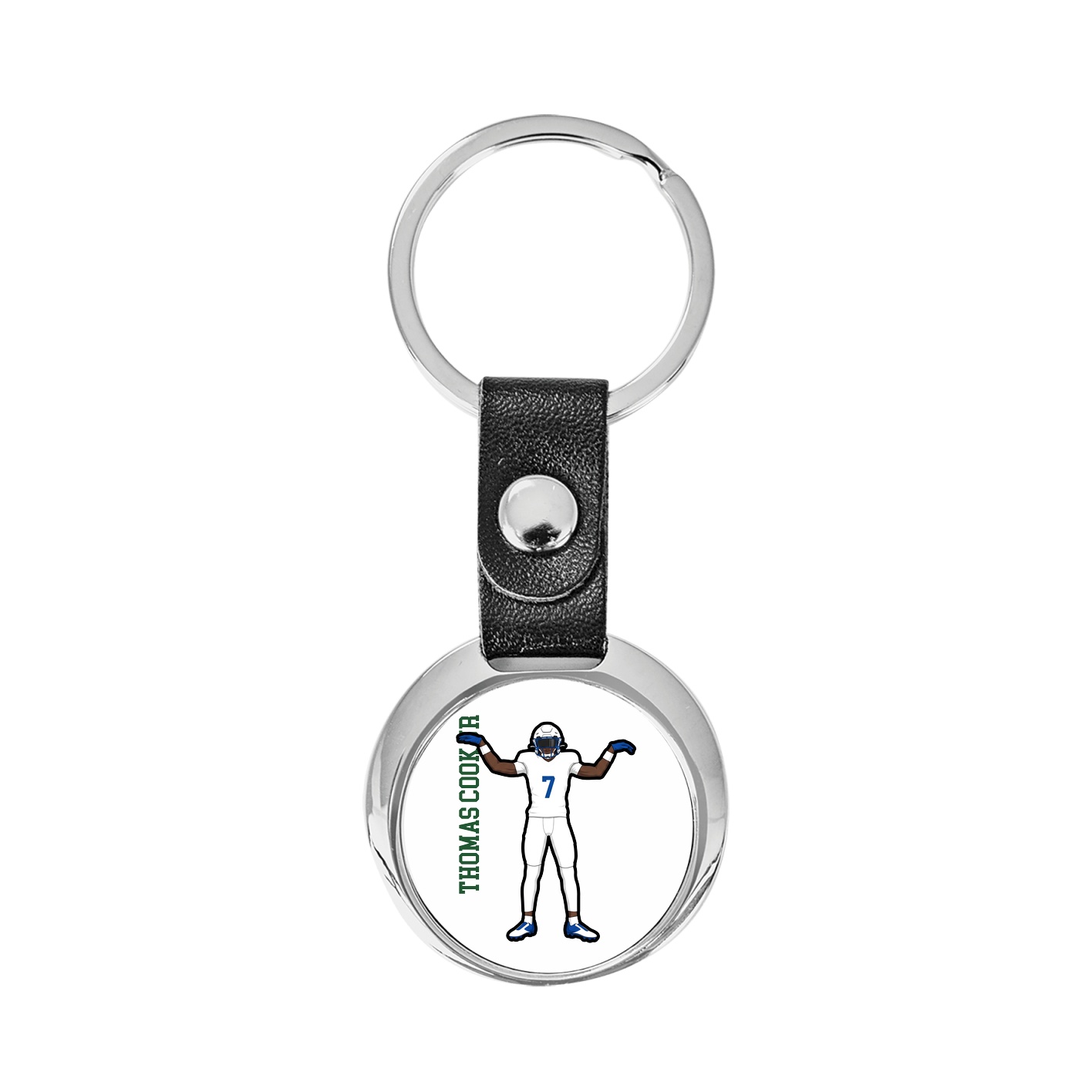 Key Chain — Name Vertical in Classic