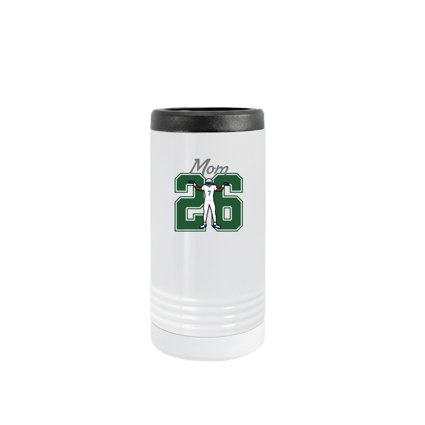 Slim Beverage Holder — Mothers Day Shirsey in White
