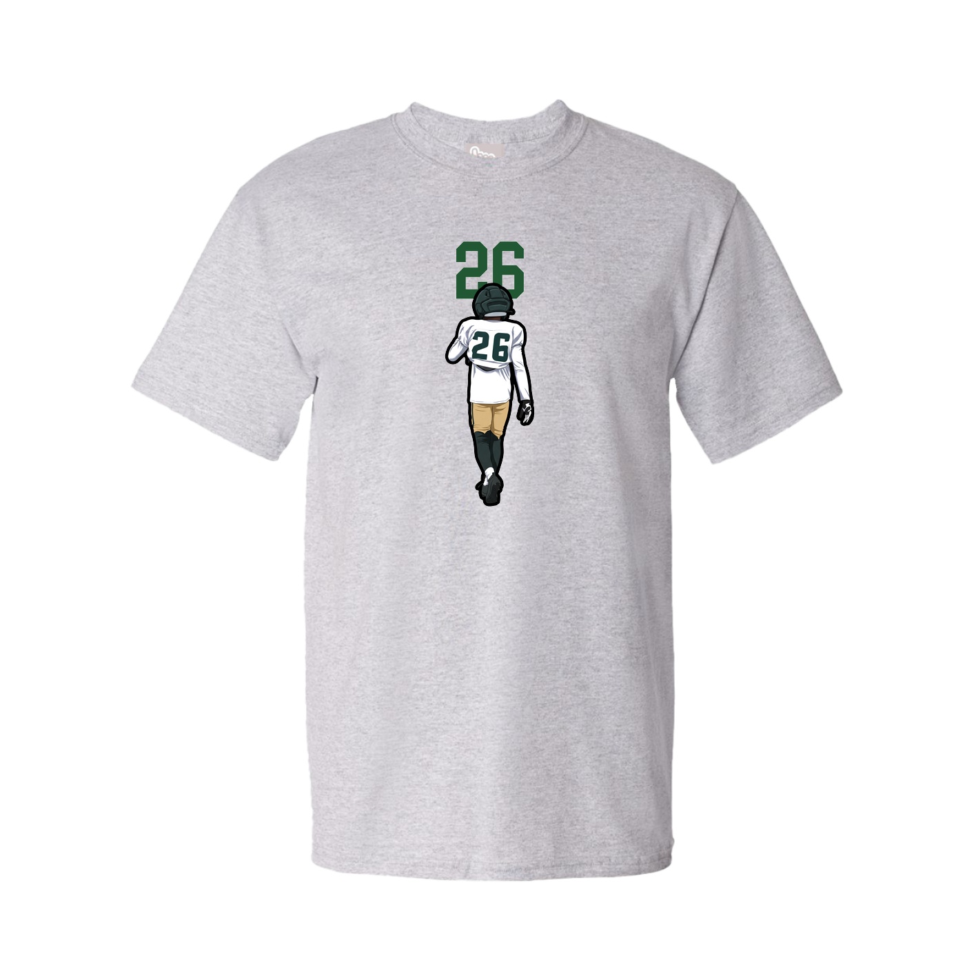 Youth Tee — Number Top in Grey