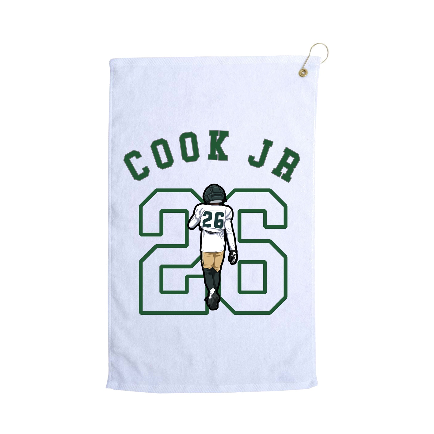 Golf Towel — Shirsey Arch in White