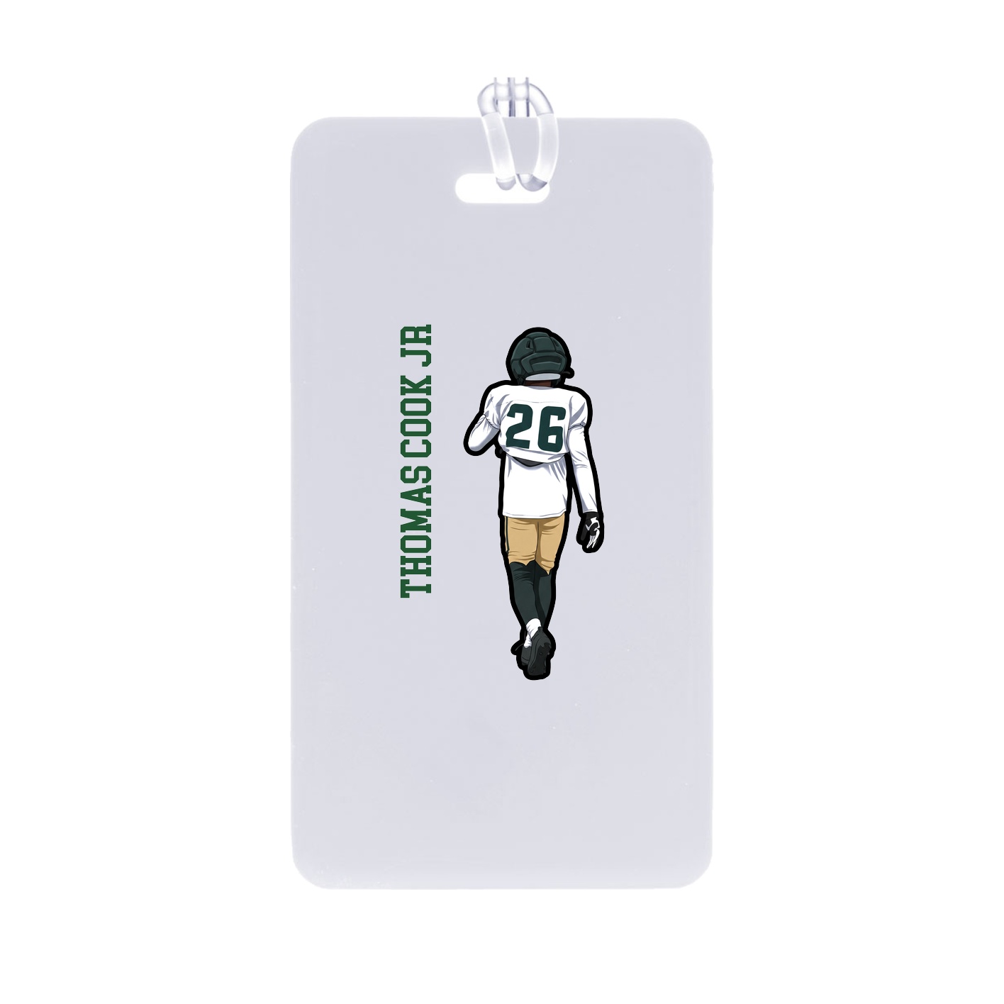 Bag Tag — Name Vertical in Classic
