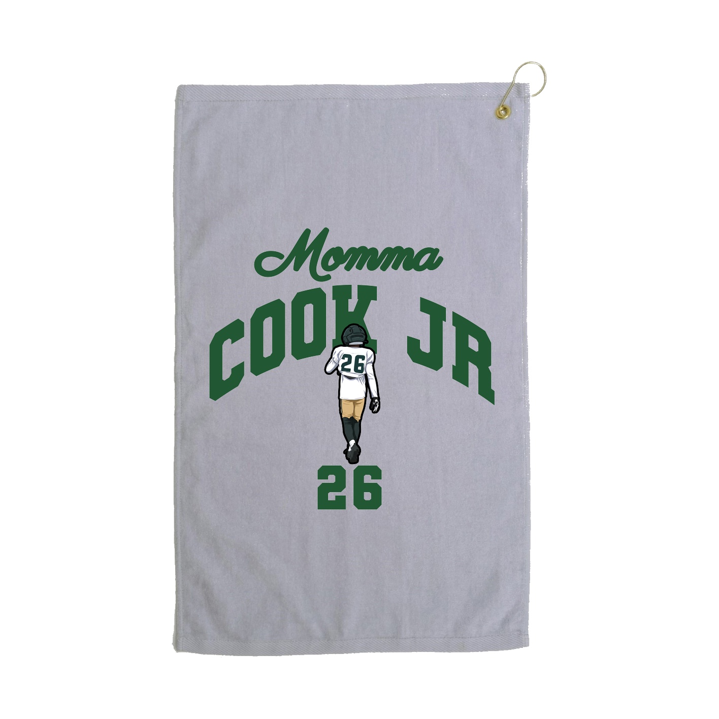 Golf Towel — Mothers Day Arch in Grey
