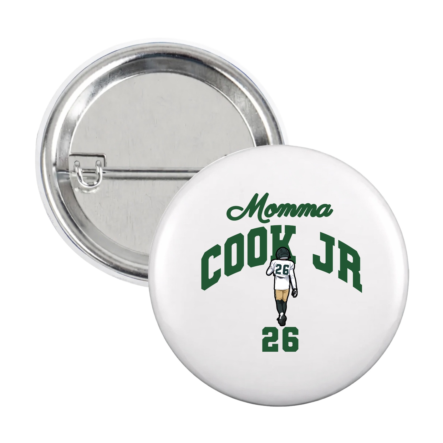Game Day Button — Mothers Day Arch in White