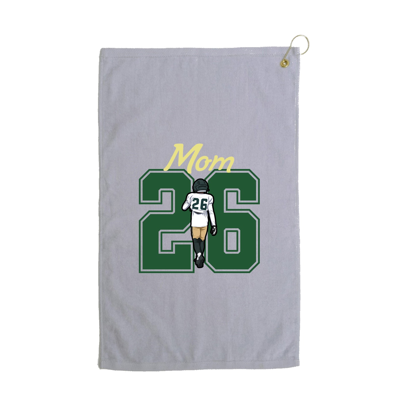 Golf Towel — Mothers Day Shirsey in Grey