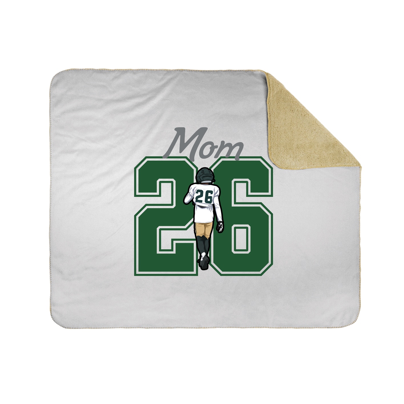 Throw Blanket — Mothers Day Shirsey in White