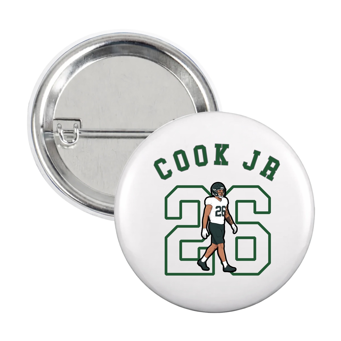 Game Day Button — Shirsey Arch in White