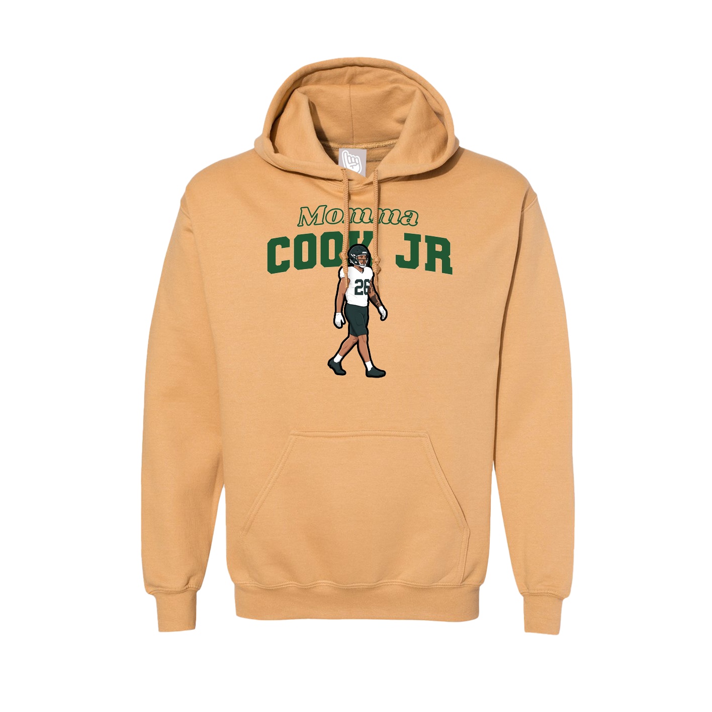 Hoodie — Mothers Day Block in Vegas Gold