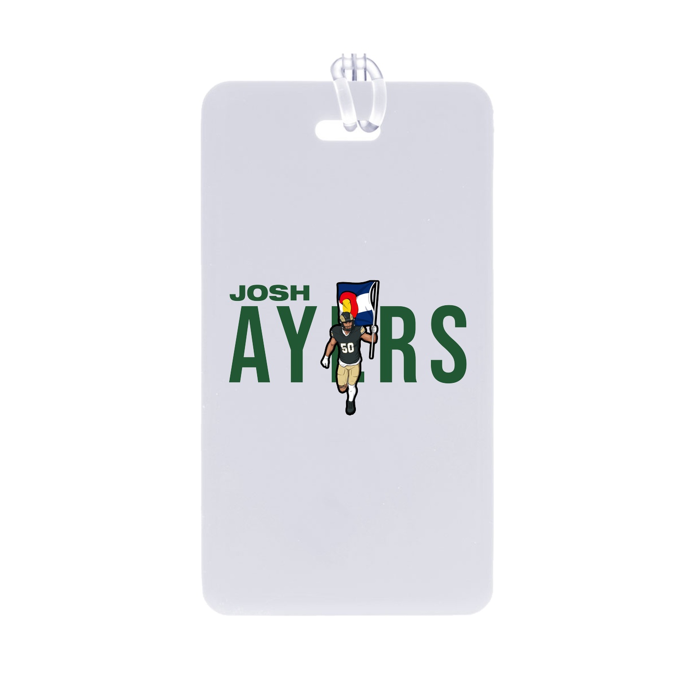 Bag Tag — Player Name in Classic