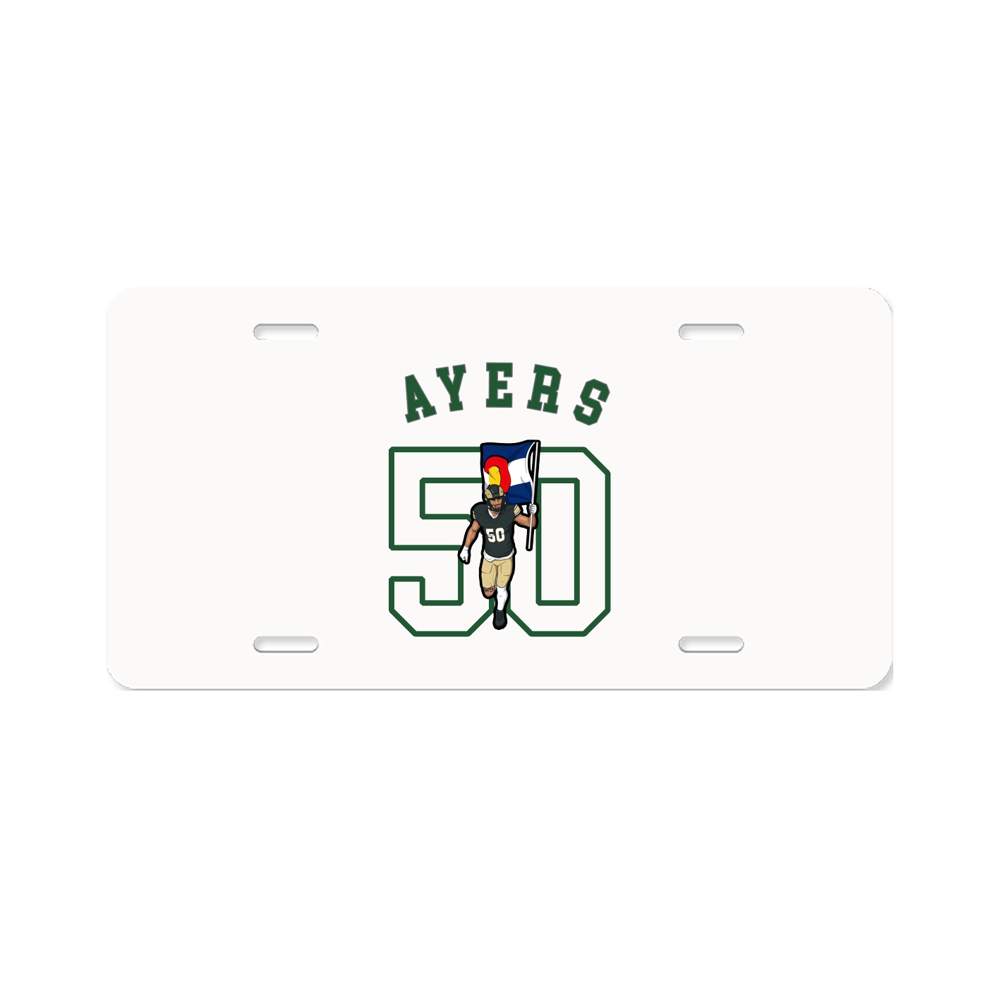 License Plate — Shirsey Arch in Classic