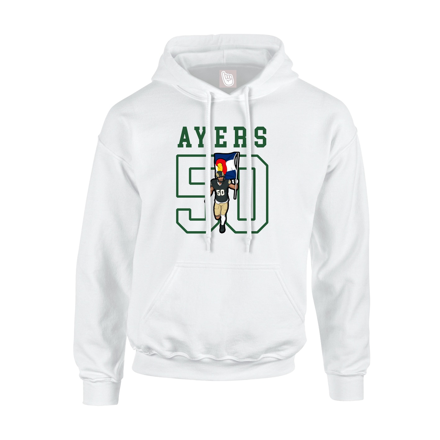 Youth Hoodie — Shirsey in White