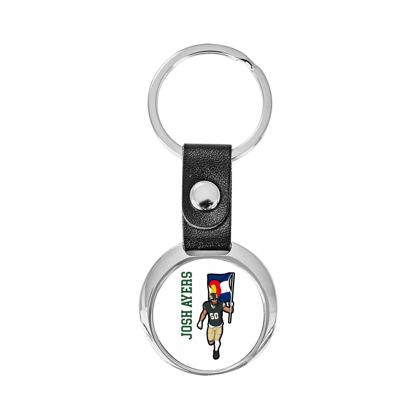 Key Chain — Name Vertical in Classic