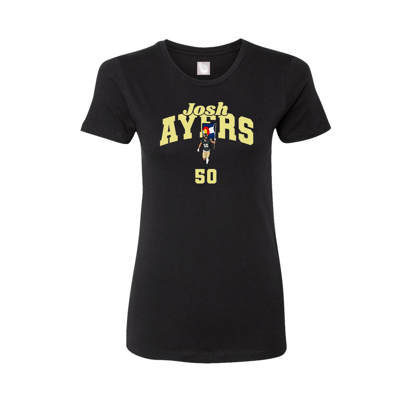 Womens Tee — Signature Arch in Black