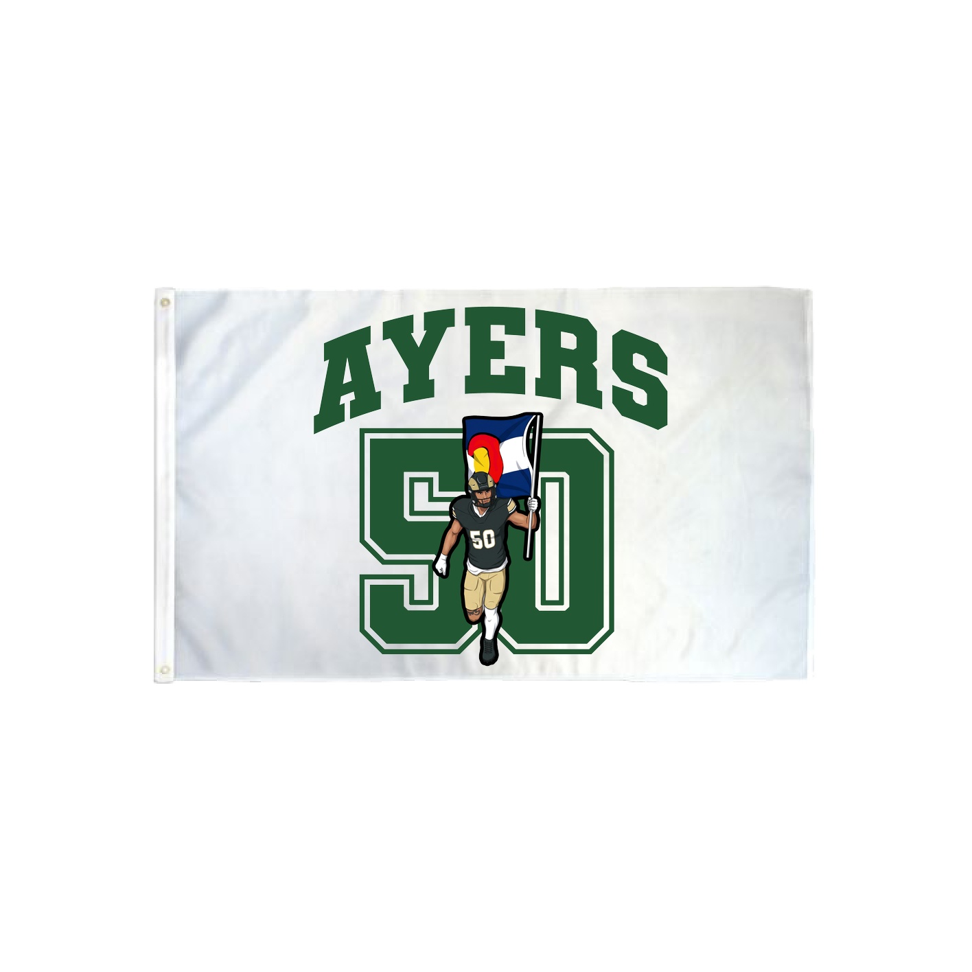 3x5 Flag — Number in Classic
