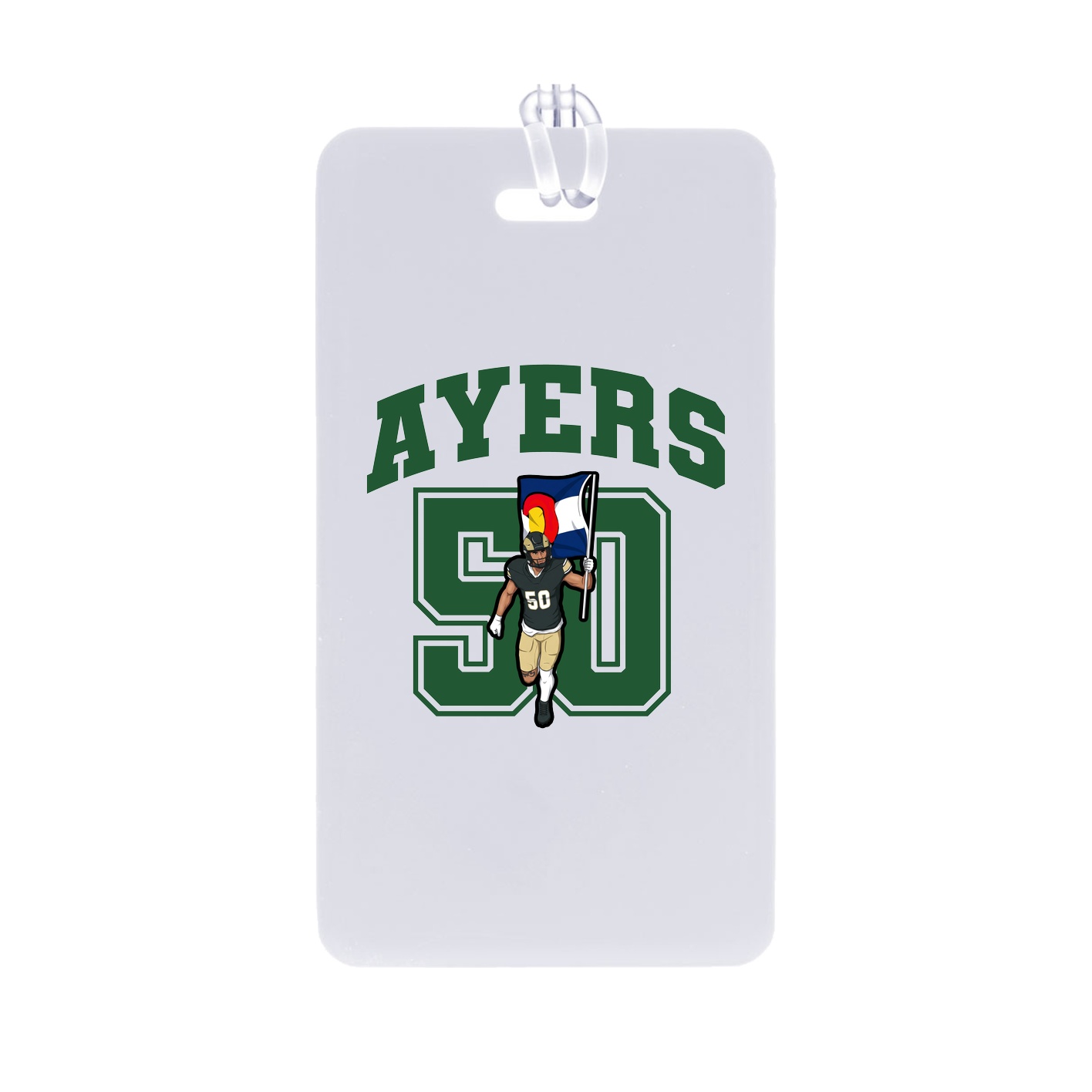 Bag Tag — Number in Classic