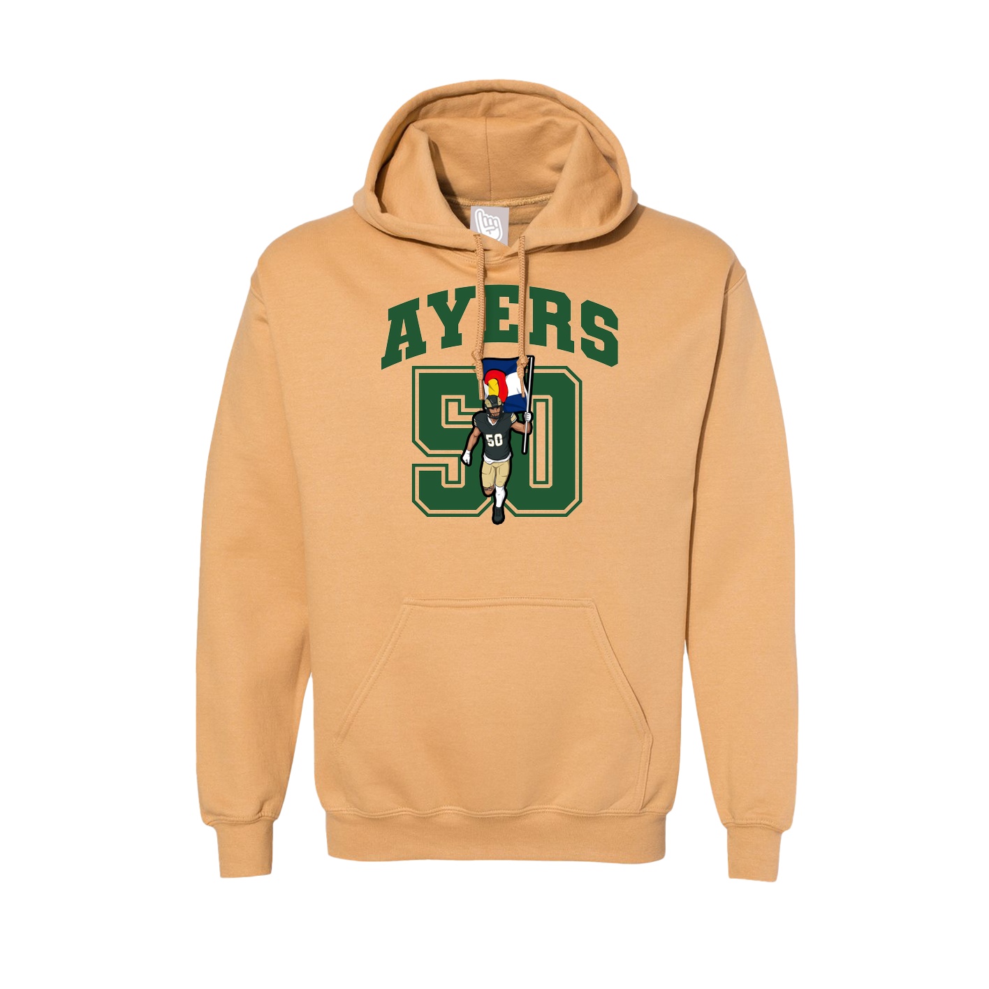 Hoodie — Number in Vegas Gold