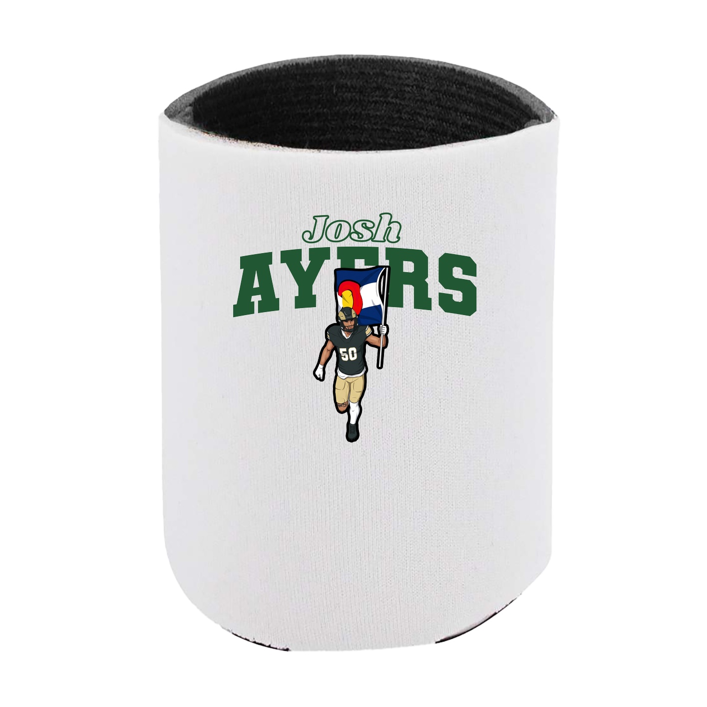 Can Holder — Name Arch in White