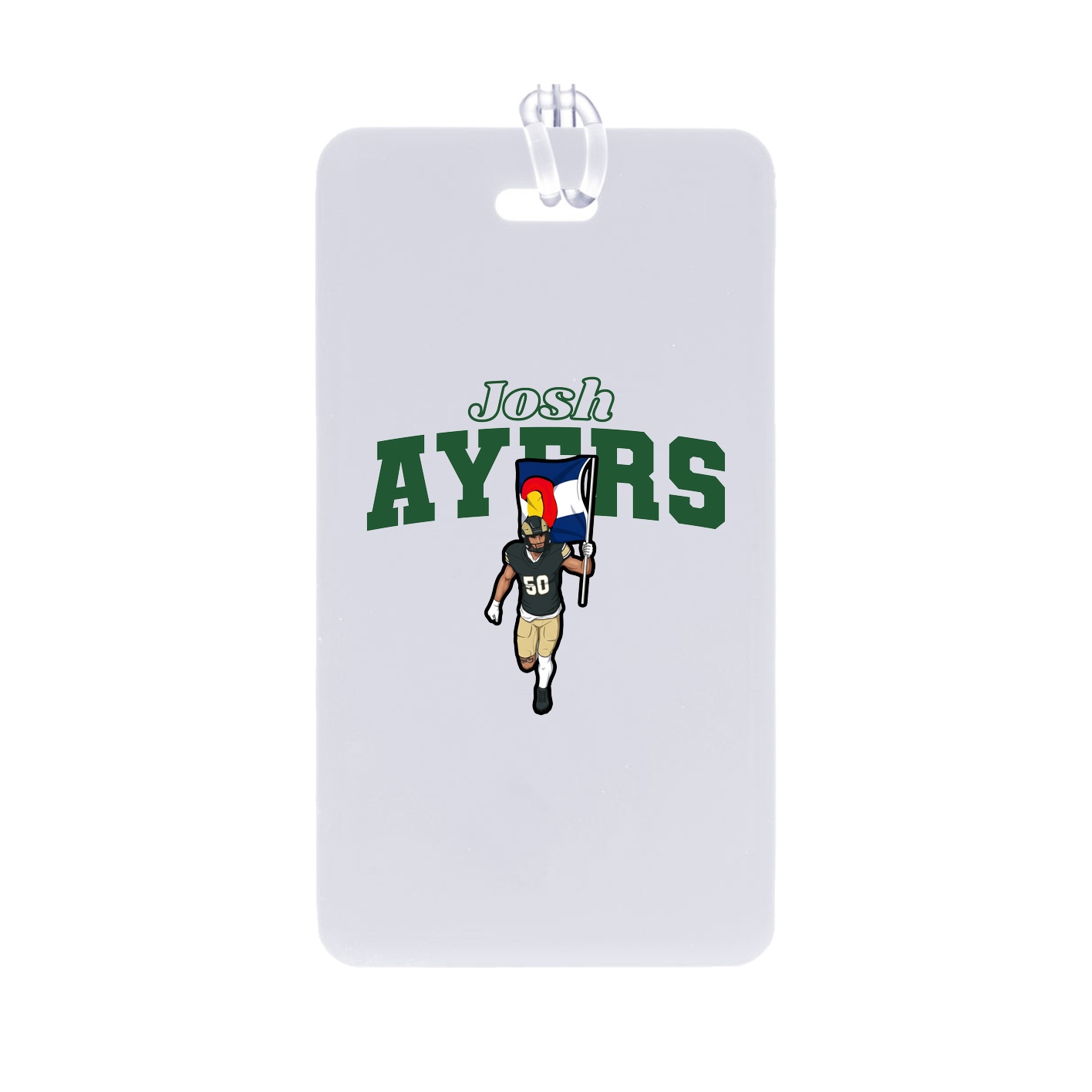 Bag Tag — Name Arch in Classic
