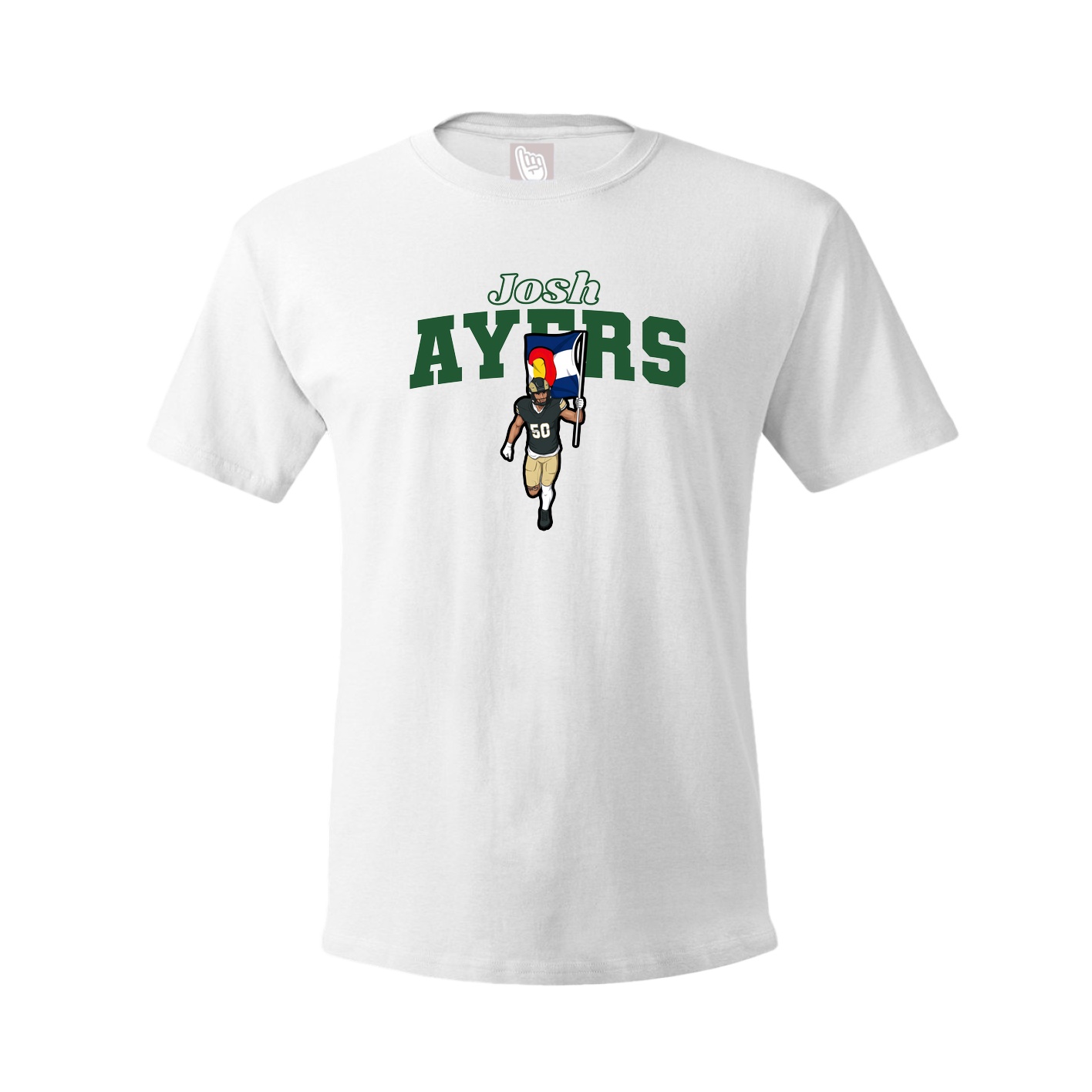 Tee — Name Arch in White