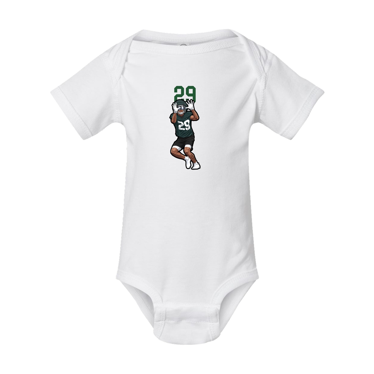 Baby Onesie — Number Top in White