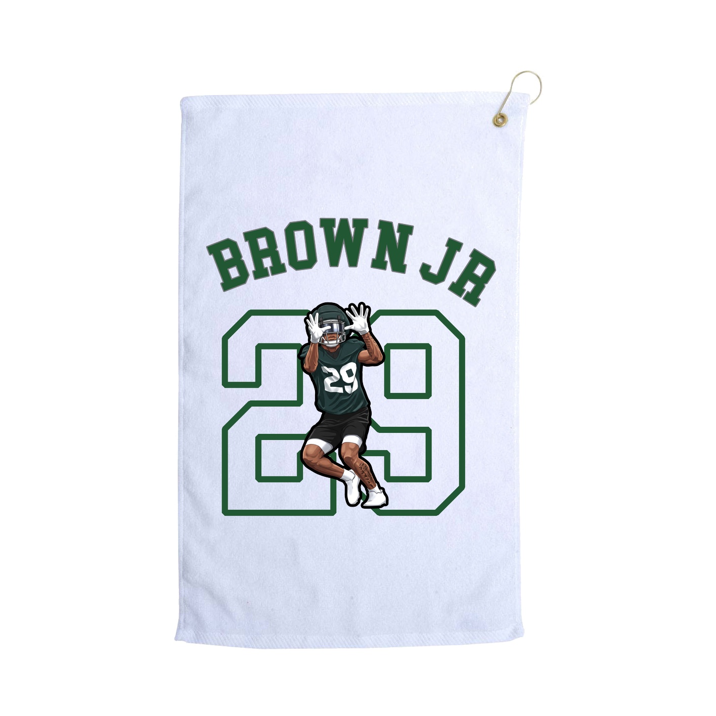 Golf Towel — Shirsey Arch in White