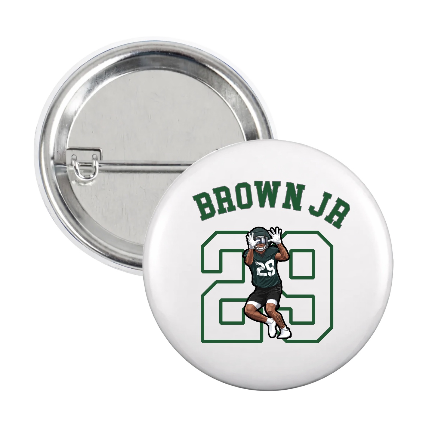 Game Day Button — Shirsey Arch in White