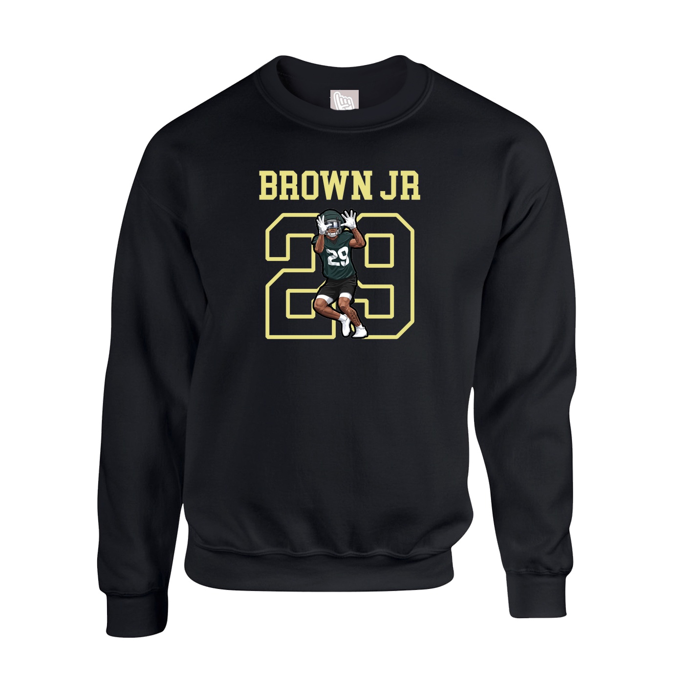 Fleece Crew — Shirsey in Black