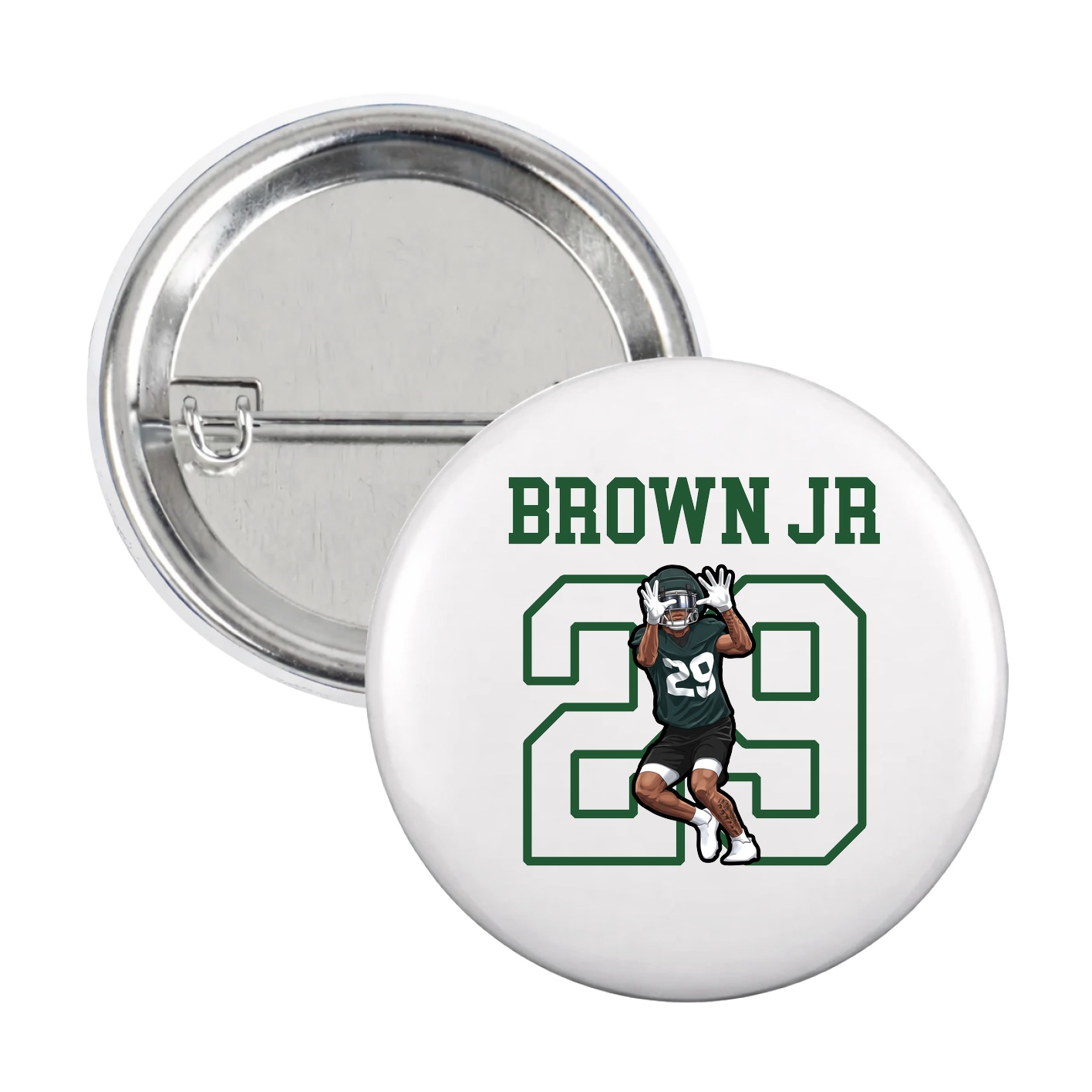 Game Day Button — Shirsey in White
