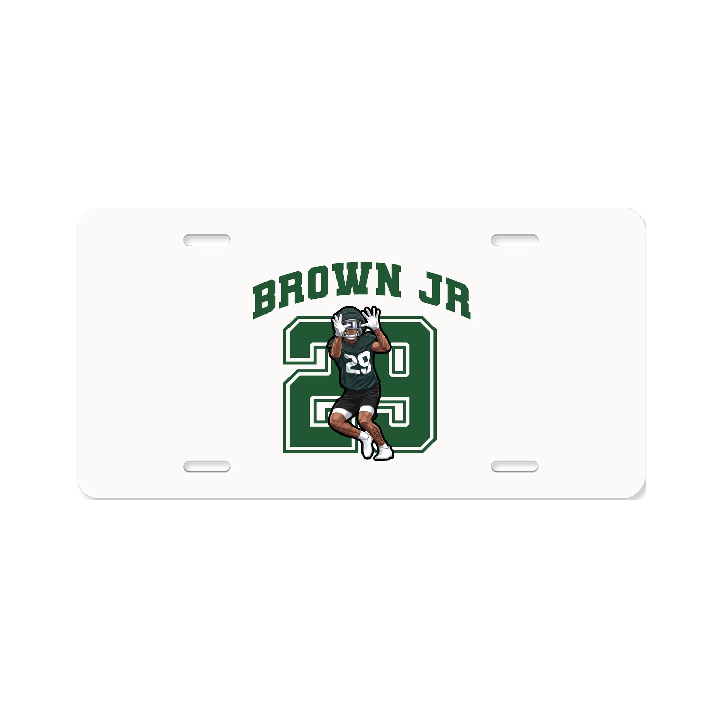 License Plate — Number in Classic