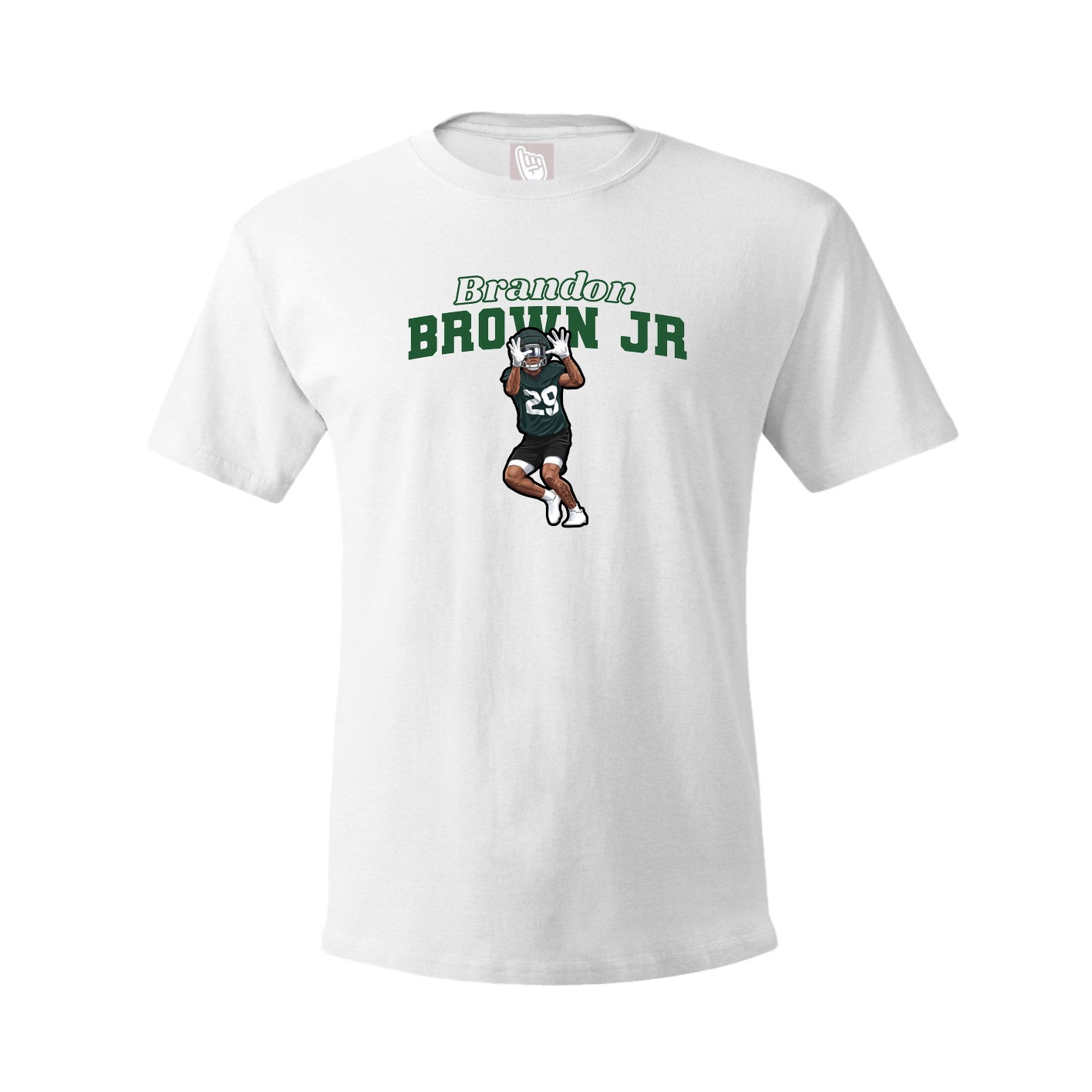 Tee — Name Arch in White