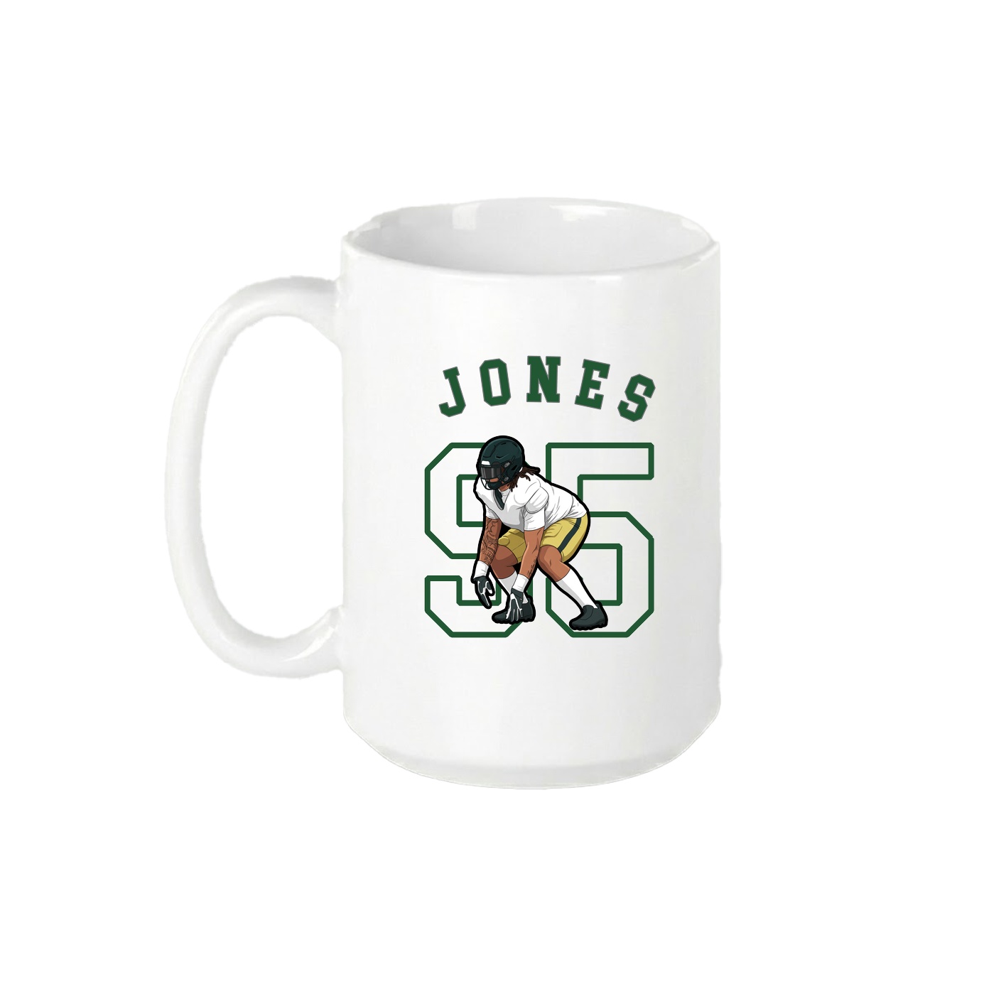 15oz Coffee Mug — Shirsey Arch in White