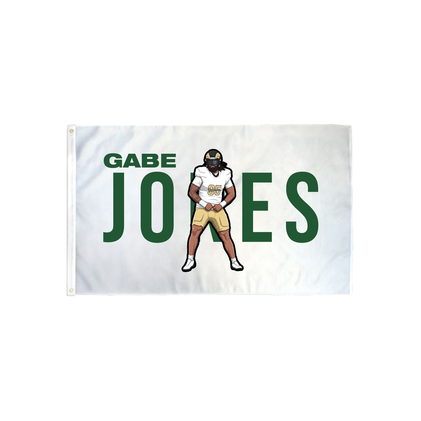 3x5 Flag — Player Name in Classic