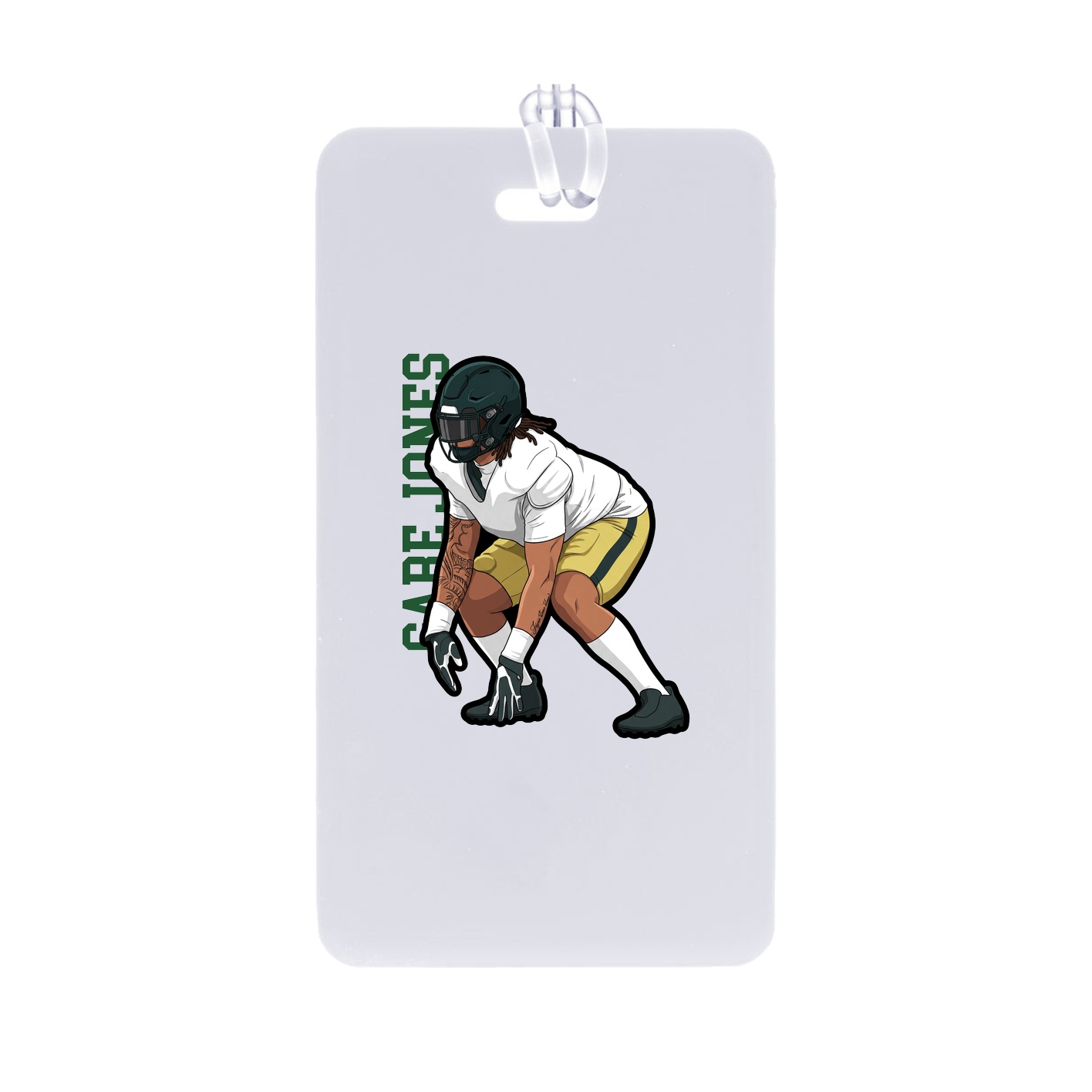 Bag Tag — Name Vertical in Classic