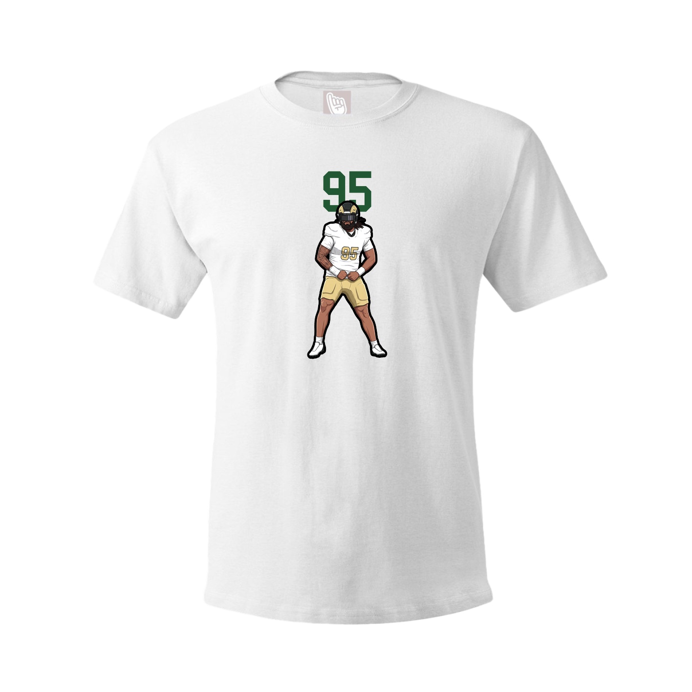 Tee — Number Top in White