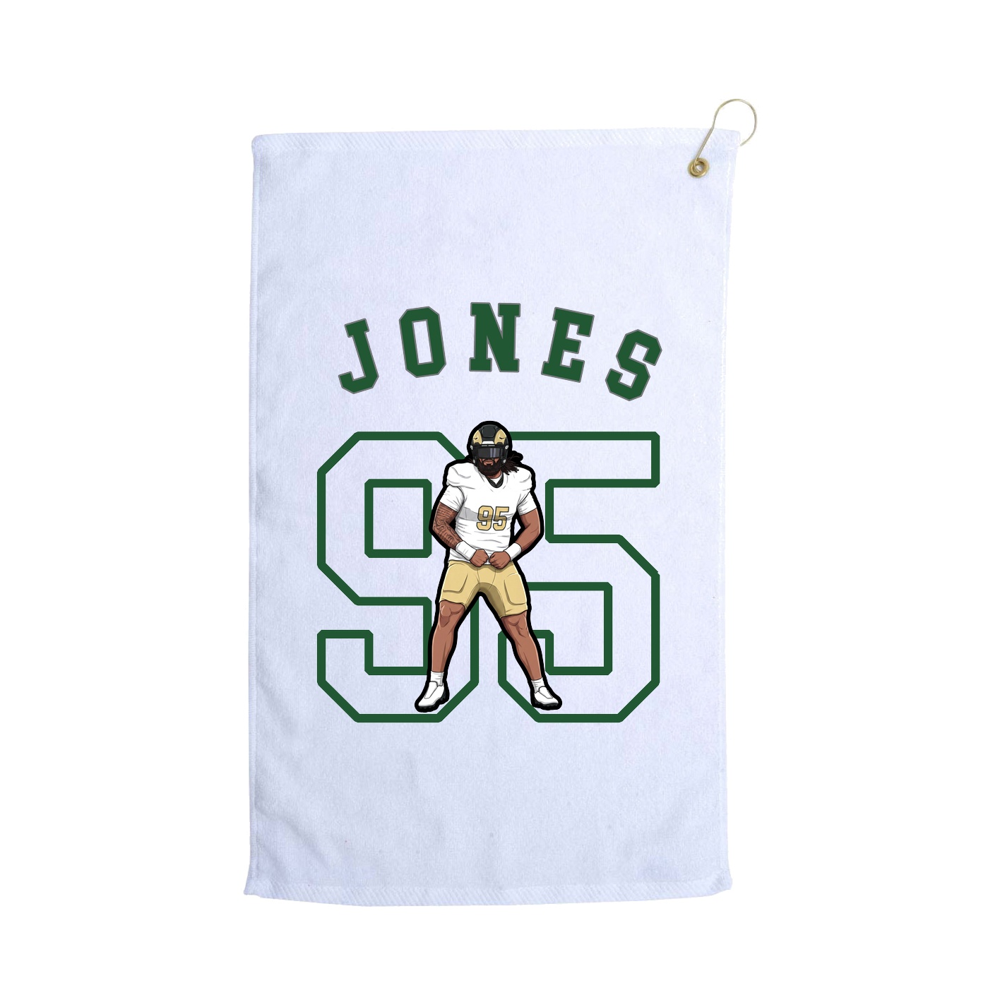 Golf Towel — Shirsey Arch in White