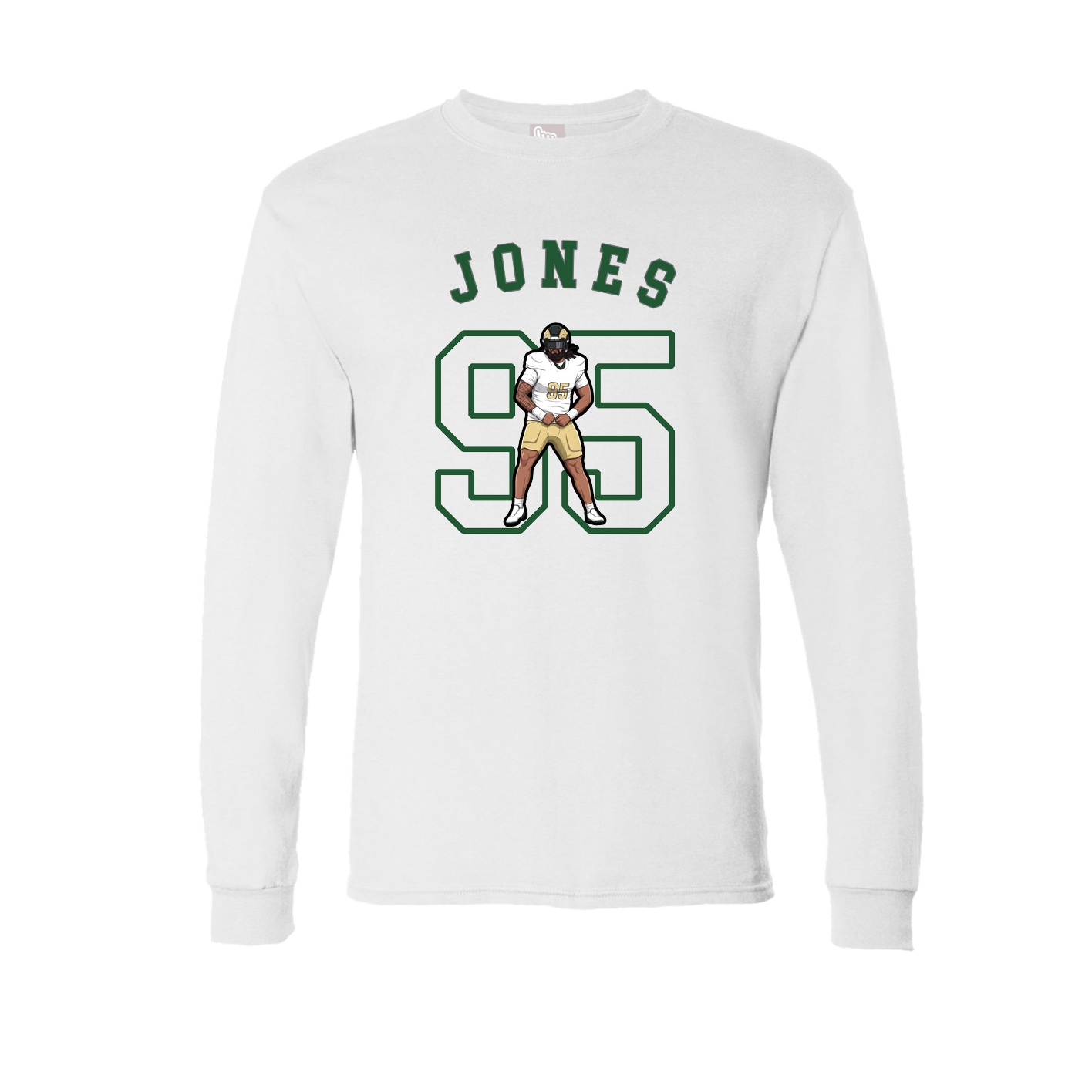 Long Sleeve Tee — Shirsey Arch in White