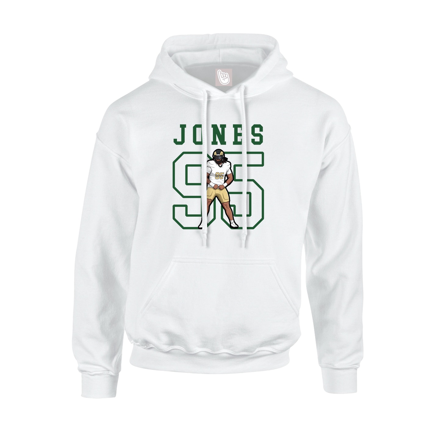 Youth Hoodie — Shirsey in White