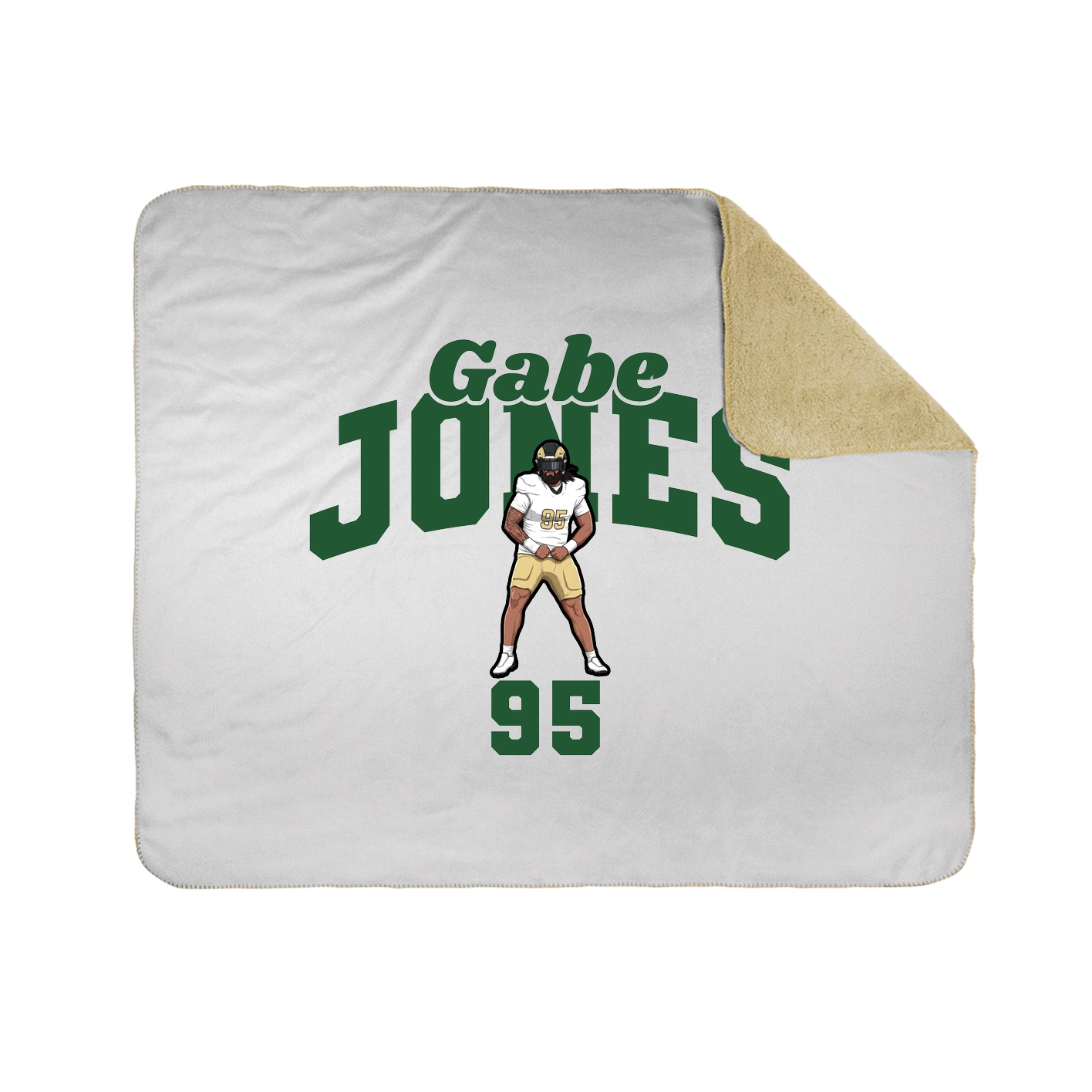 Throw Blanket — Signature Arch in White
