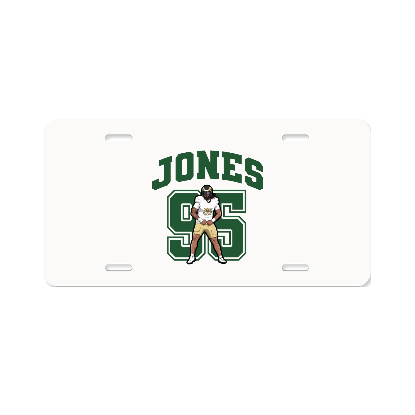 License Plate — Number in Classic