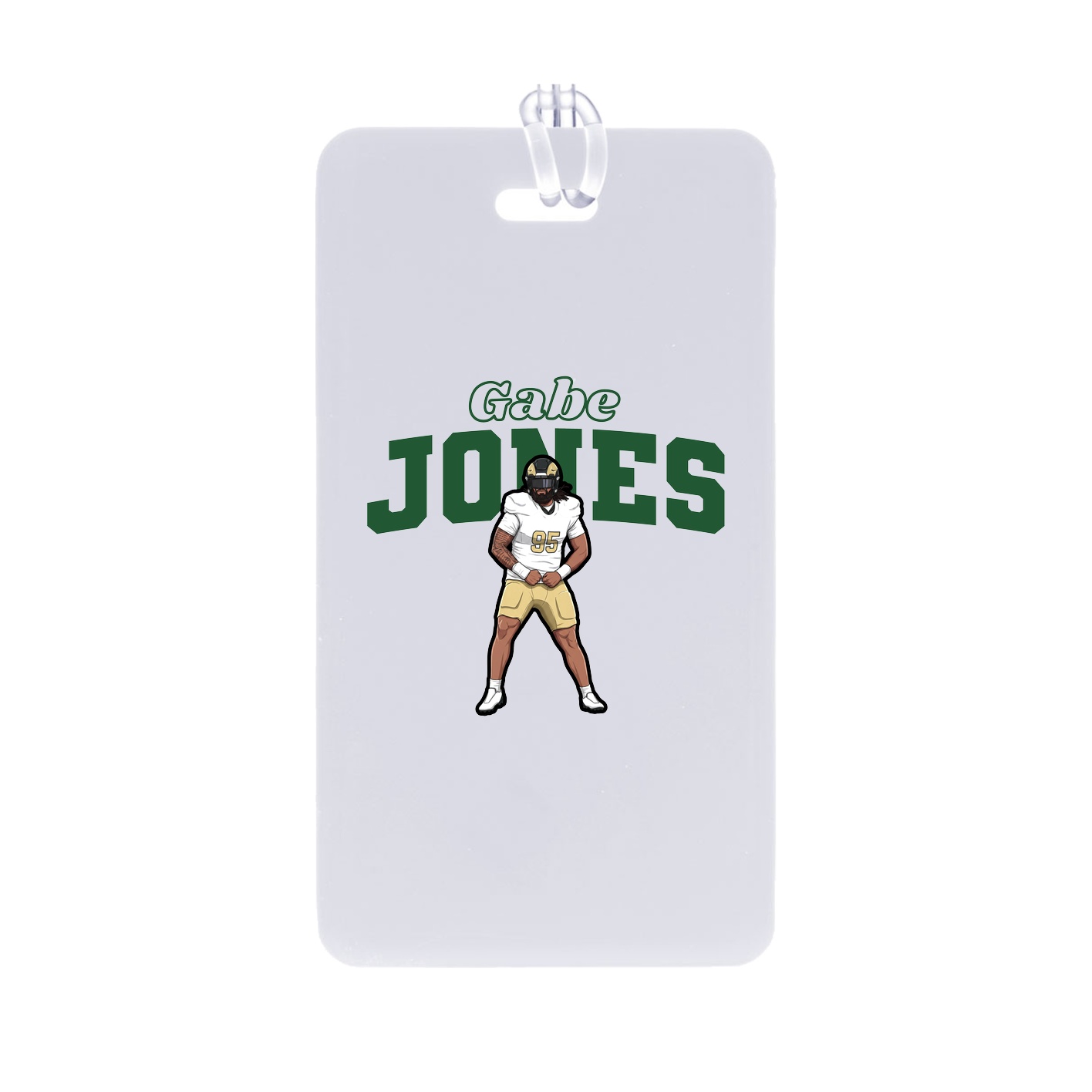 Bag Tag — Name Arch in Classic