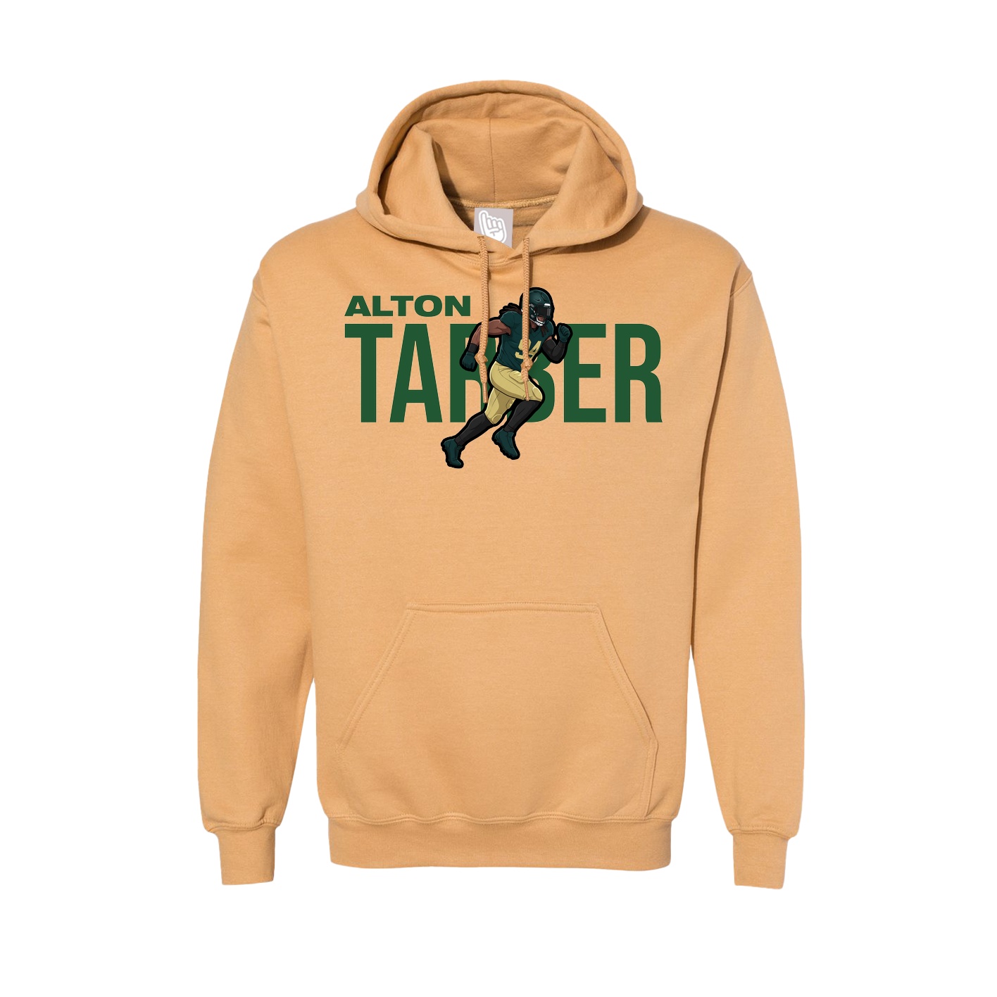 Hoodie — Player Name in Vegas Gold