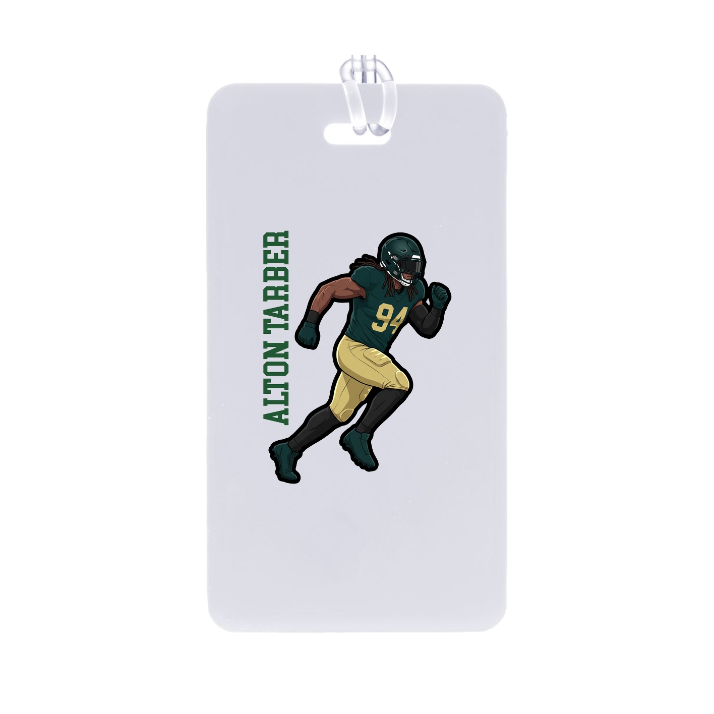 Bag Tag — Name Vertical in Classic