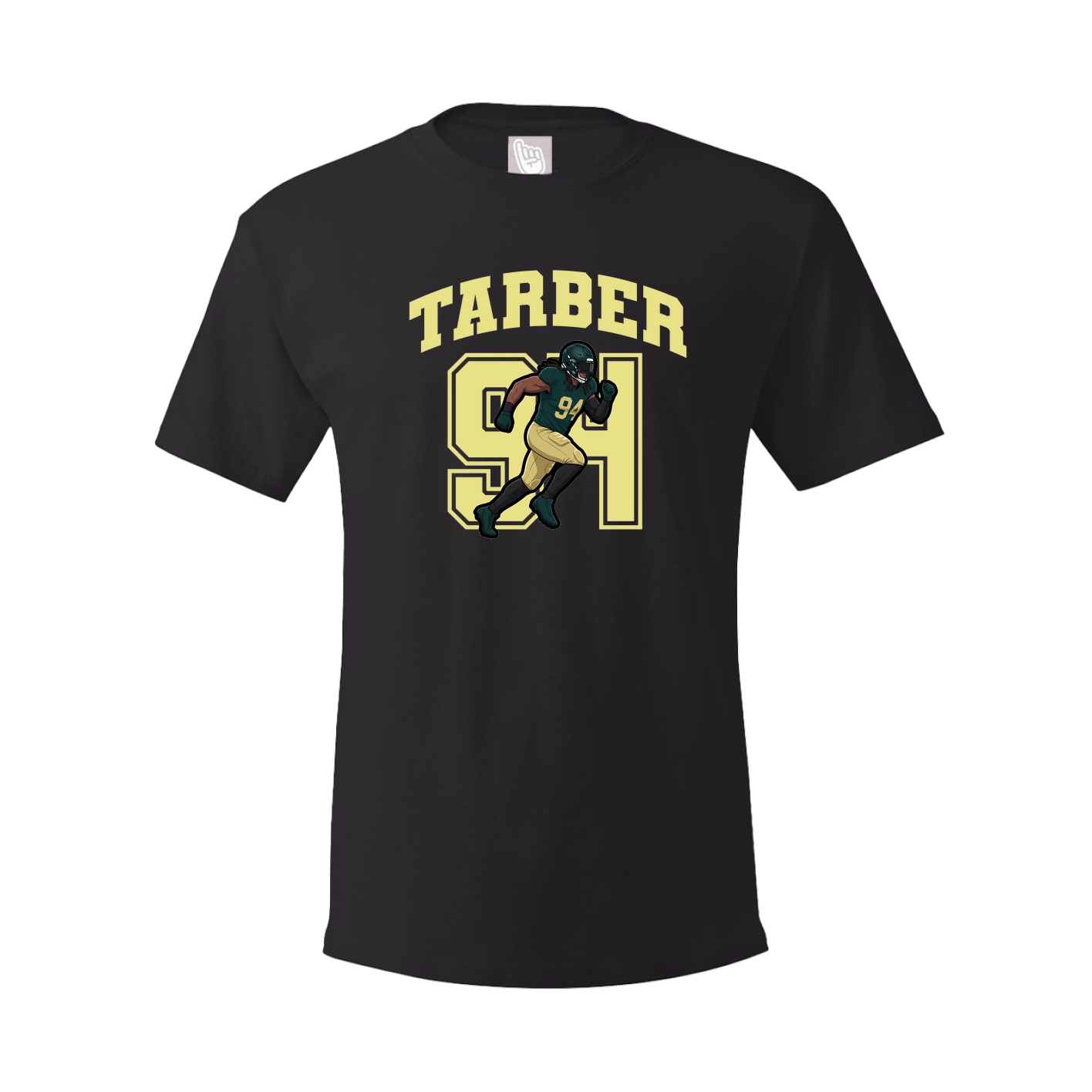 Youth Tee — Number in Black
